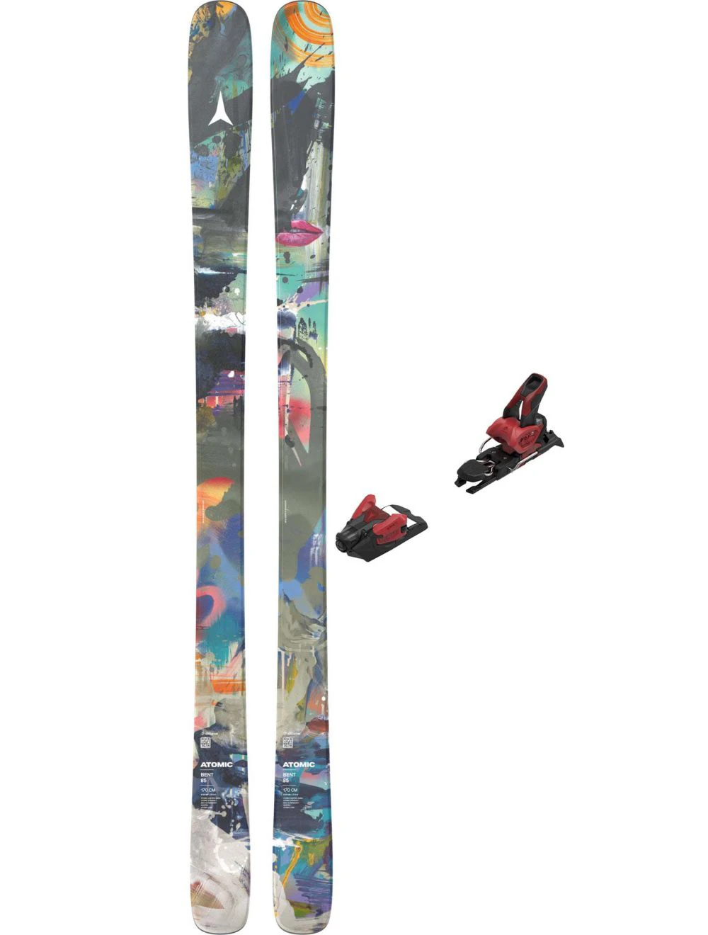 That is a Skis; Atomic Bent 85 + STR 12 GW 26/27