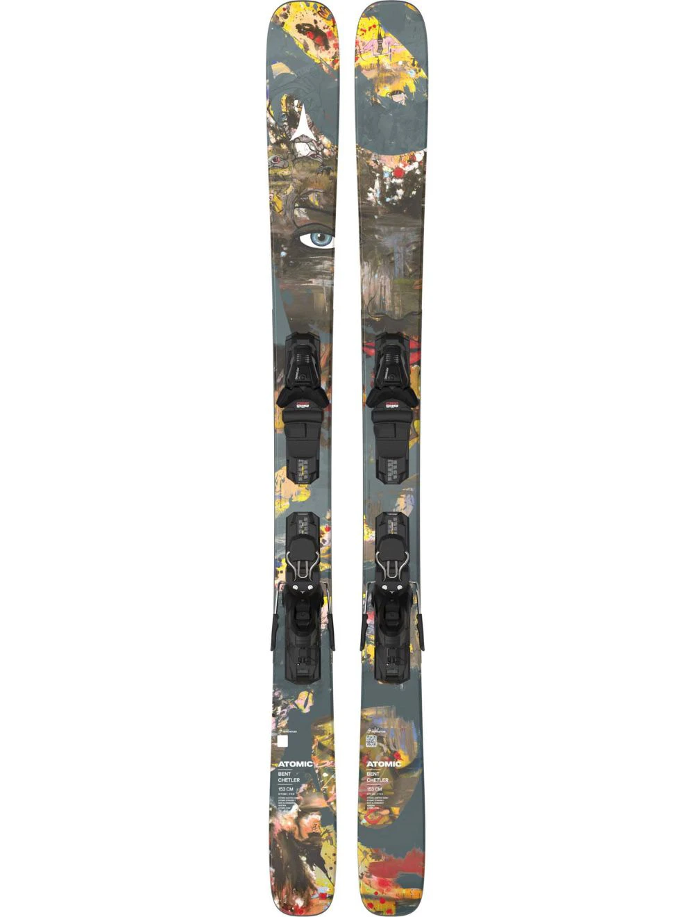 That is a Skis; Atomic Bent Ch Mini + STR 10 26/27