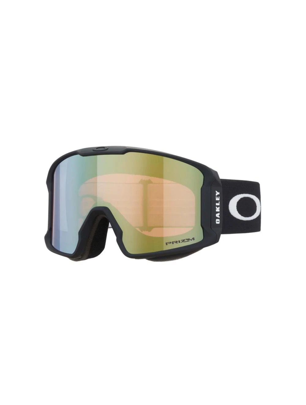 That is a Snowgoggles Oakley Line Miner L Matte Black Prizm Sage Irid. Prizm Sage Irid.