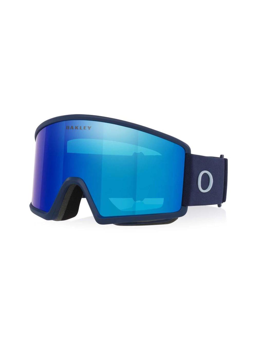 That is a Snowgoggles Oakley Target Line L Abyss Black Ice Irid. Black Ice Irid.