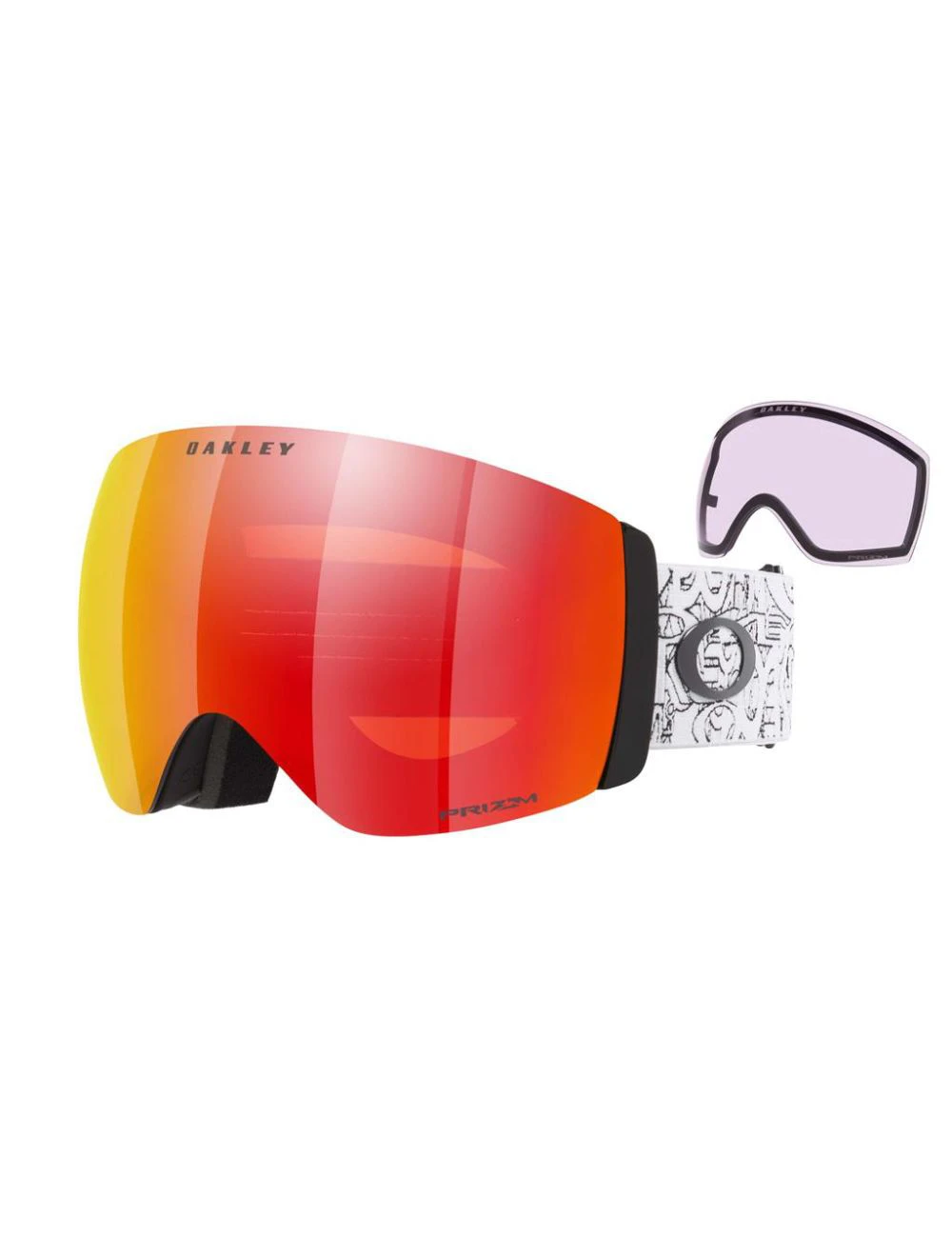 That is a Snowgoggles Oakley Flight Deck Pro L BuRips Prizm Saph+Iced Prizm Saph+Iced