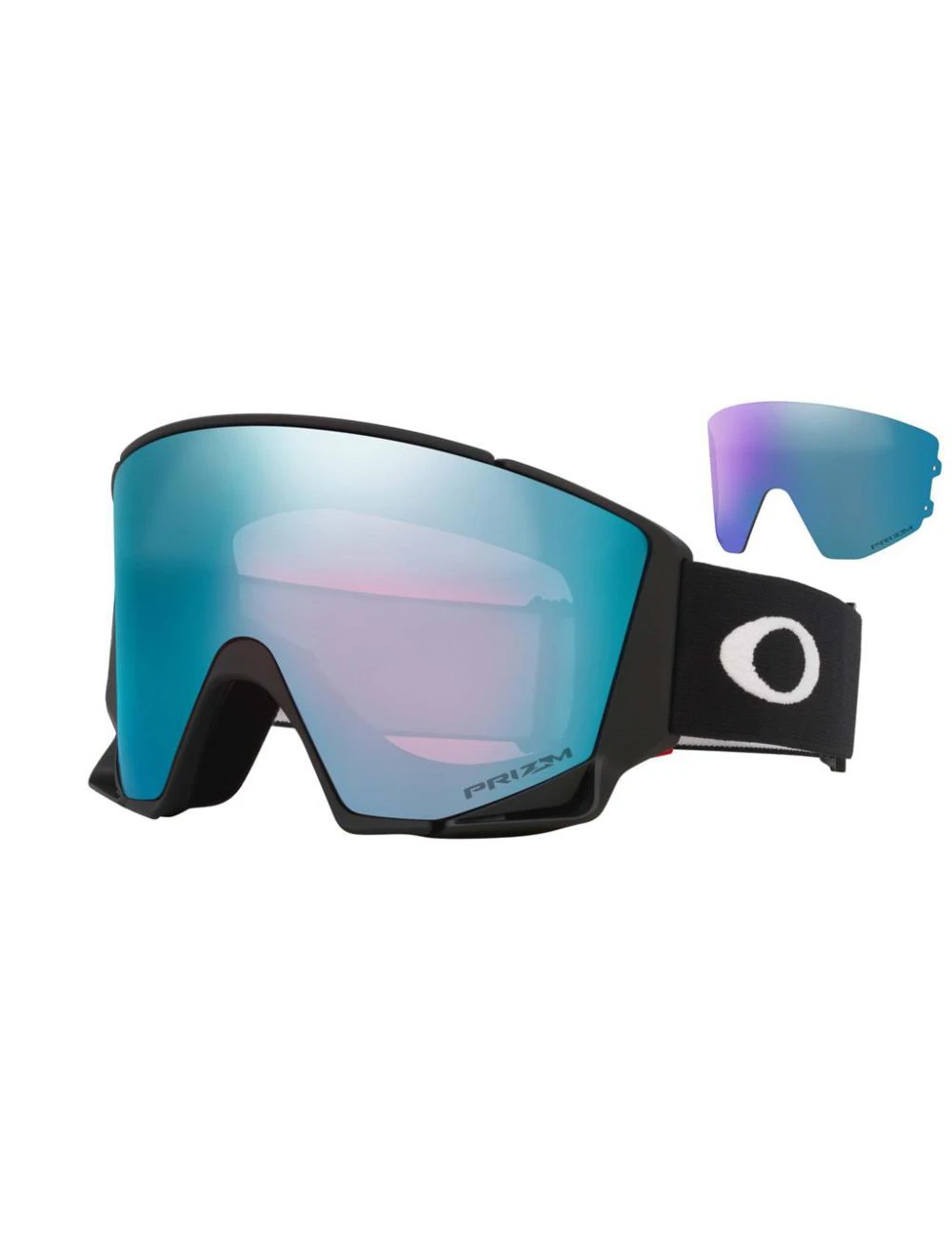 That is a Snowgoggles Oakley Flow Scape L Matte Black Prizm Saph & Iced Prizm Saph & Iced