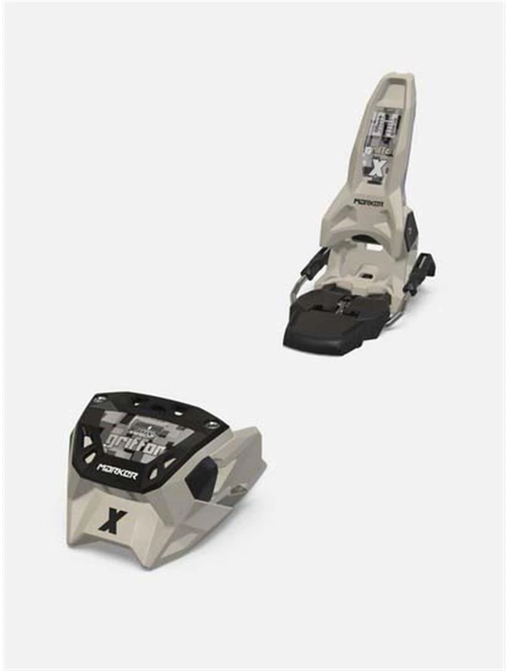 That is a Skibindings; Marker Griffon X 13  26/27 sand/black sand/black
