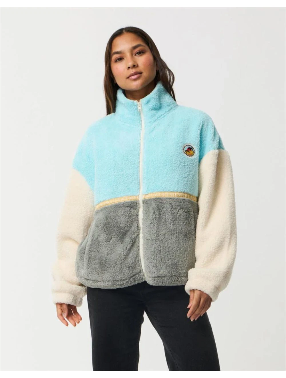 That is a Pullover Rip Curl Surf Revival Heritage ZT Polar Light Blue Light Blue