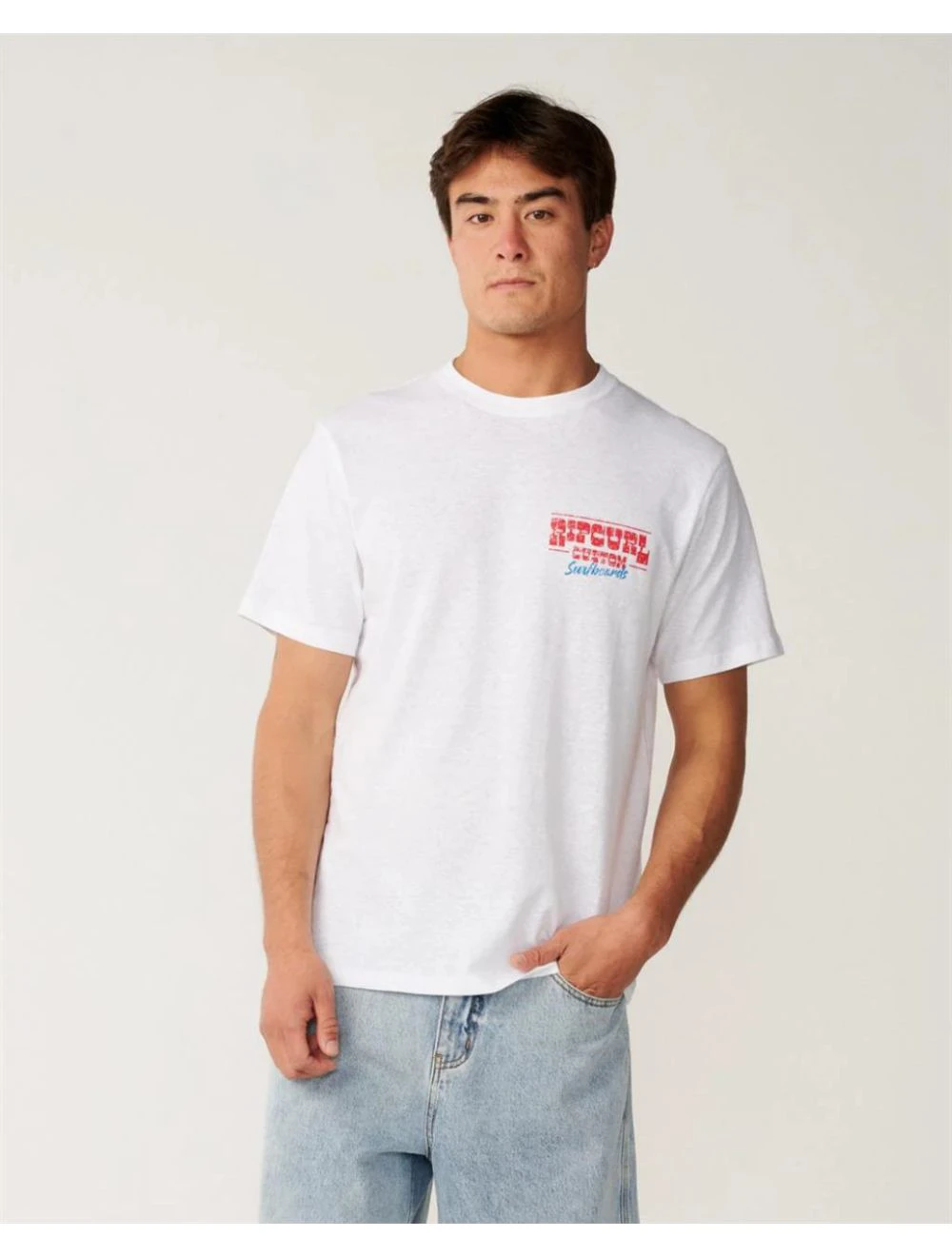 That is a T-Shirt Rip Curl Shaper Address TEE Update White White