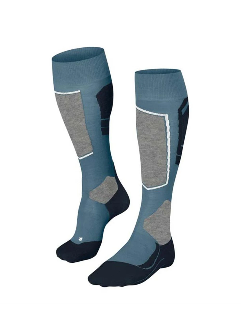 That is a Skisocks;Snowboardsocks;Socken;Wintersport Falke SK4 Advanced M 16550 smoke blue 6085 smoke blue 6085