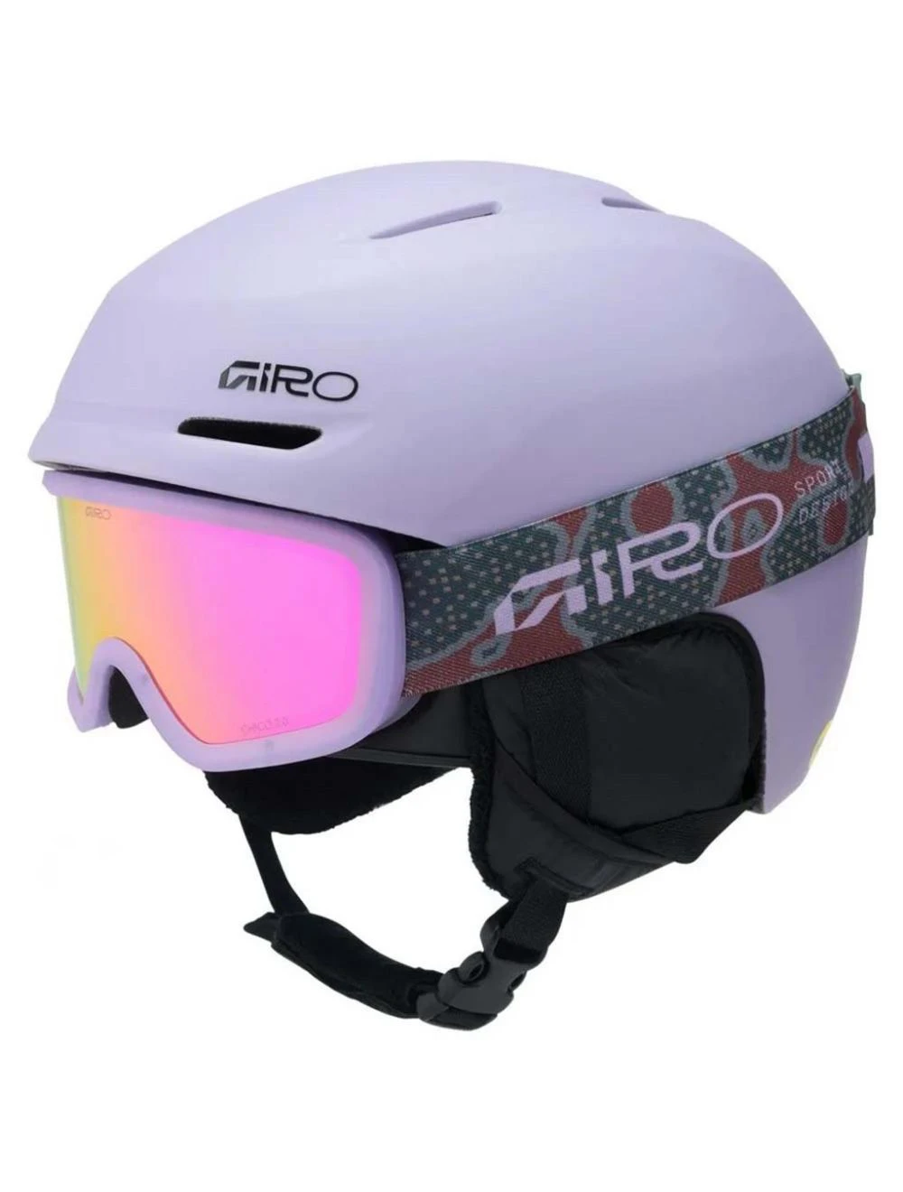 That is a Skihelmet;Snowboardinghelmet Giro Spur CP matte lavender