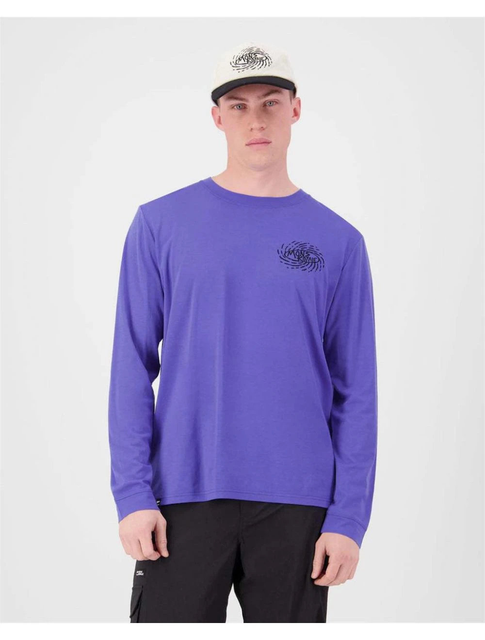 That is a Merino Shirt Mons Royale Mens Icon Merino Long Sleeve blue dusk blue dusk
