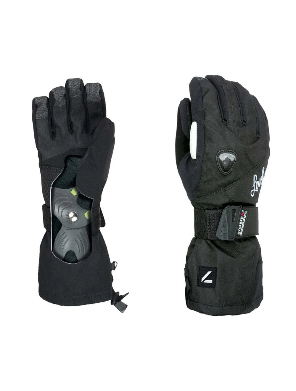 That is a Snowboardgloves with Protector Level W Butterfly Handschuh Black Black