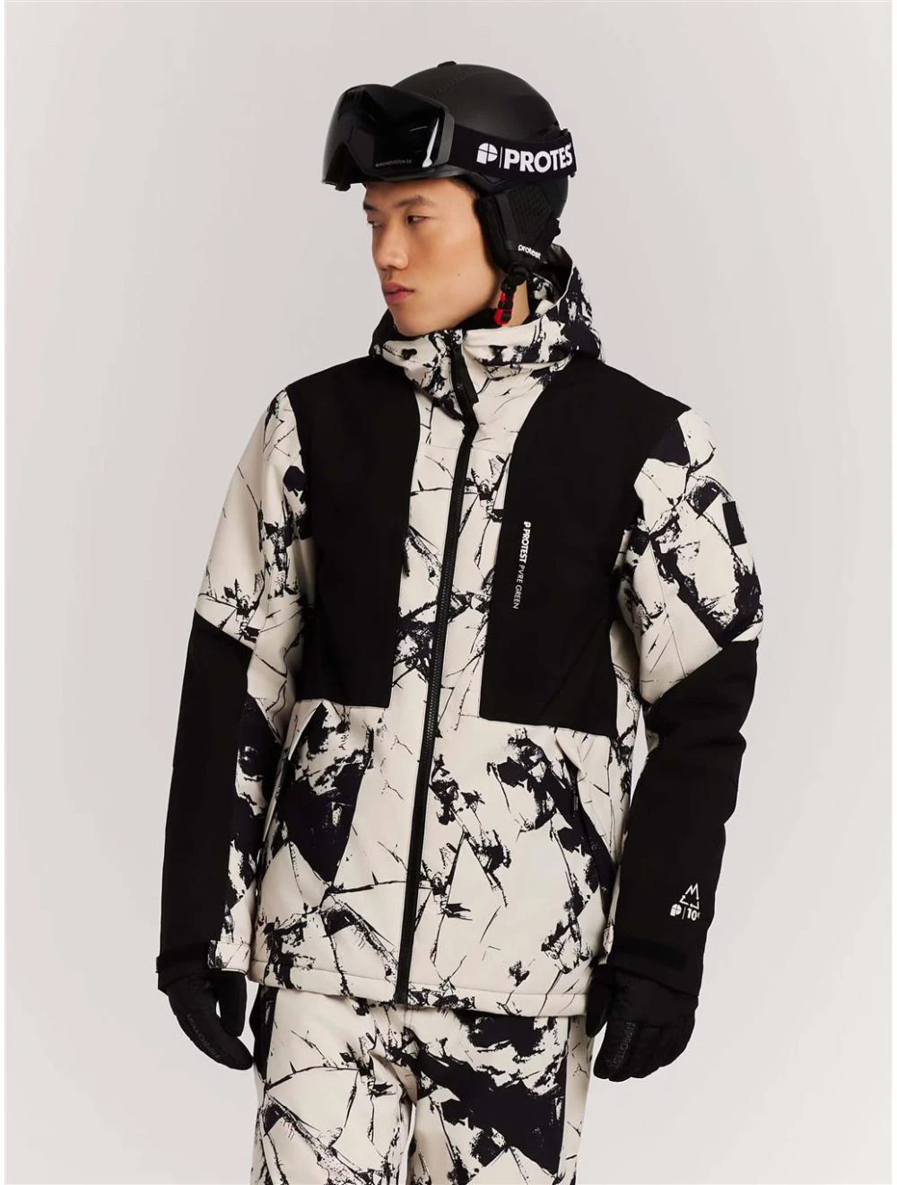 That is a Snowboard Jacket; Ski Jacket; Protest PRTFaded Snowjacket Kit Offwhite Kit Offwhite
