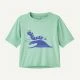That is a T-Shirt;  Patagonia Baby Cap SW T-Shirt Caterpillar chiller rinsed green