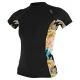 O'Neill Wms Side Print S/S Rash Guard