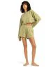 That is a Pullover; Crew Billabong Cropped Fleece (AVO) Avocado