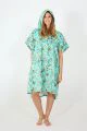 That is a Poncho; Towel After Essentials Humming Birds light green