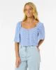 That is a Shirt Rip Curl San Carlos Button Through blue