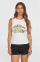 That is a Top; Shirt O'Neill Graphic Tank Top snow white