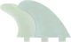 FCS M5 Natural Glass Flex IFT Tri Fin Set