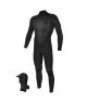 That is a Wetsuit;Neoprene Suit; O'Neill Mutant Legend 5/4 Chest Zip W/Hood Full BLACK/TEMPEREDSTEEL BLACK/TEMPEREDSTEEL
