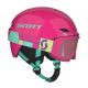 That is a Ski Helmet; Snowboard Helmet; Scott SCO Combo Hlmt Keeper 2+Goggle Jr Witty mint green/neon pink mint green/neon pink