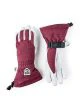 That is a Skigloves;Snowboard.gloves Hestra Heli Ski female - 5 finger bordeaux off white