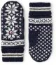 That is a Skigloves;Snowboard.gloves Hestra Isvik Mitten navy offwhite