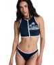 That is a Bikinitop Roxy The Retro Essentials Crop Top Anthracite Anthracite