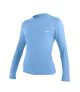 That is a Rashguard; Lycrasuit O'Neill Wms Basic Skins L/S Sun Shirt Azurine Azurine