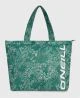 That is a Bag O'Neill Coastal Print Tote Green Island Sky Green Island Sky