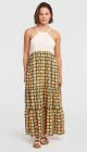 That is a Dress O'Neill O'Riginals Maxi Dress Green Retro Flower Green Retro Flower