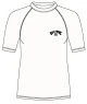 That is a Rashguard; Lycrasuit Billabong Tropical Surf SS White White