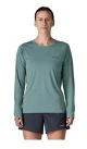 That is a Shirt Patagonia W's L/S Cap Cool Daily Shirt - Boardshort Logo Blue Sage