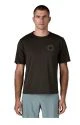 That is a T-Shirt Patagonia M'S Cap Cool Daily Shirt - Spoke Stencil Black