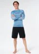 That is a Rashguard;UV-Shirt Rip Curl Dawn Patrol Upf Perf L/S Faded Denim Faded Denim
