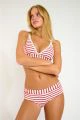 That is a Bikini Top Banana Moon Julio Nautical Red Striped Red Striped