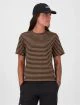 That is a T-Shirt Mons Royale Wmns Icon Merion T-Shirt  Stripe Toffee Stripe Toffee