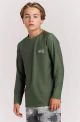 That is a Lycra; Rashguard Protest PRTWELDO JR surf T long sleeves Thyme Thyme