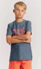 That is a Lycra; Rashguard Protest PRTCaptain JR surf T short sleeves Empire Blue Empire Blue