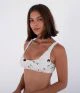 That is a Bikinitop Hurley Crop Top Print Urban Bone Urban Bone