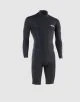 That is a Neoprene; Wetsuit; Surfing ION Element 2/2 Shorty LS Back Zip Black Black