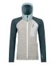 That is a Fleece Sweater Ortovox Fleece Gp Classic Knit Hoody W Glacier grey